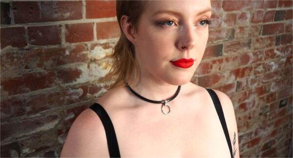 6mm Curved Matte Black Stainless Steel Locking Eternity BDSM Slave Collar, With Removable Ring - Available in Multiple Sizes - Image 2