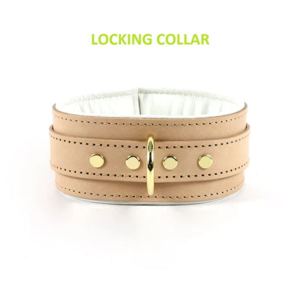 Bdsm Locking Collar Bdsm collar Bondage Collar Bdsm choker Bdsm gear bdsm Toys Oddo Leather Collar Galen - Image 2