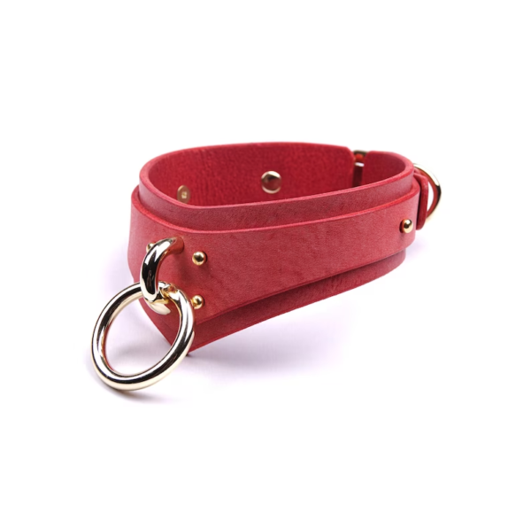 BDSM leather collar, Submissive collar, Collar & Leash, BDSM collar, Mature, Kink toys - Image 3