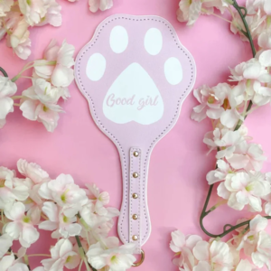 Pink Paw "Good Girl" Spank Paddle bdsm sex toy - Pet Play paddle - Pet Play sex toy
